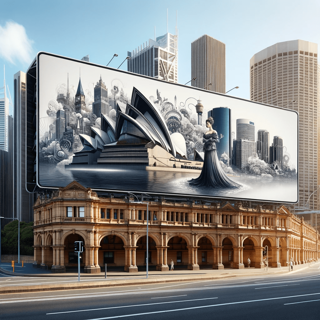 Billboard in Sydney Australia