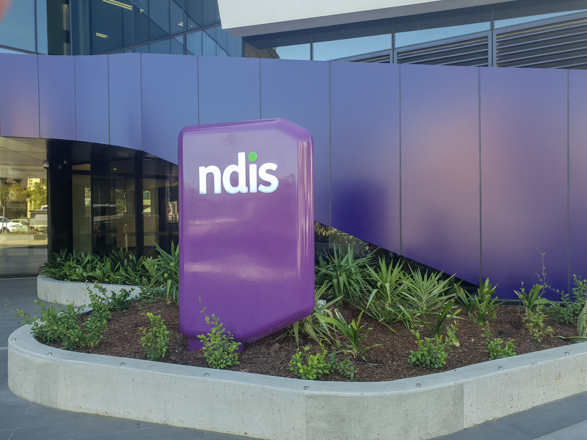 NDIS business sign