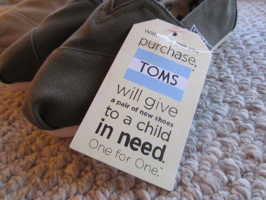 Toms One For One Campaign