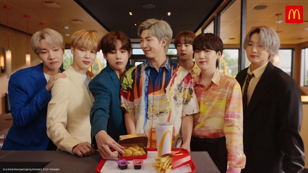 commercial TV advertising BTS McDonald's