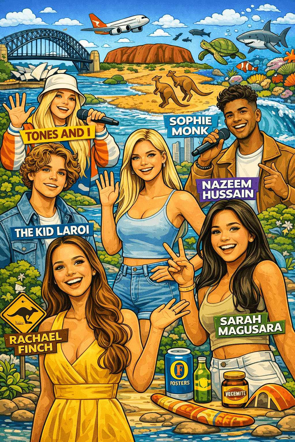 Australian young celebrities