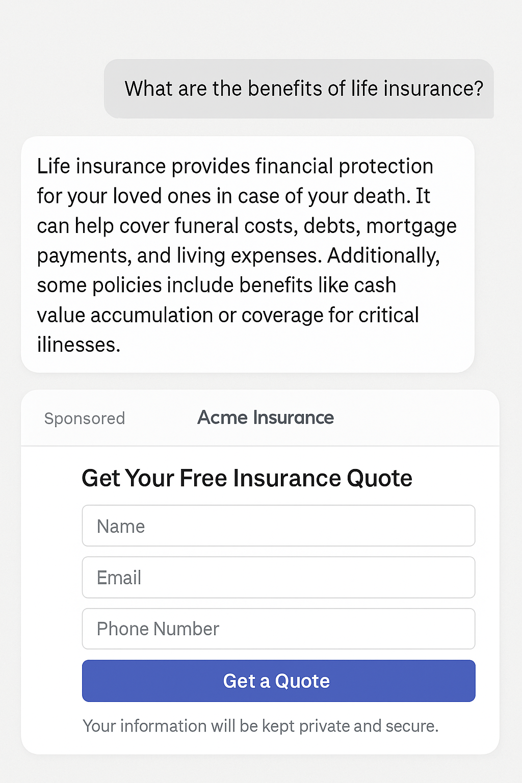 advertising on ChatGPT prediction 3