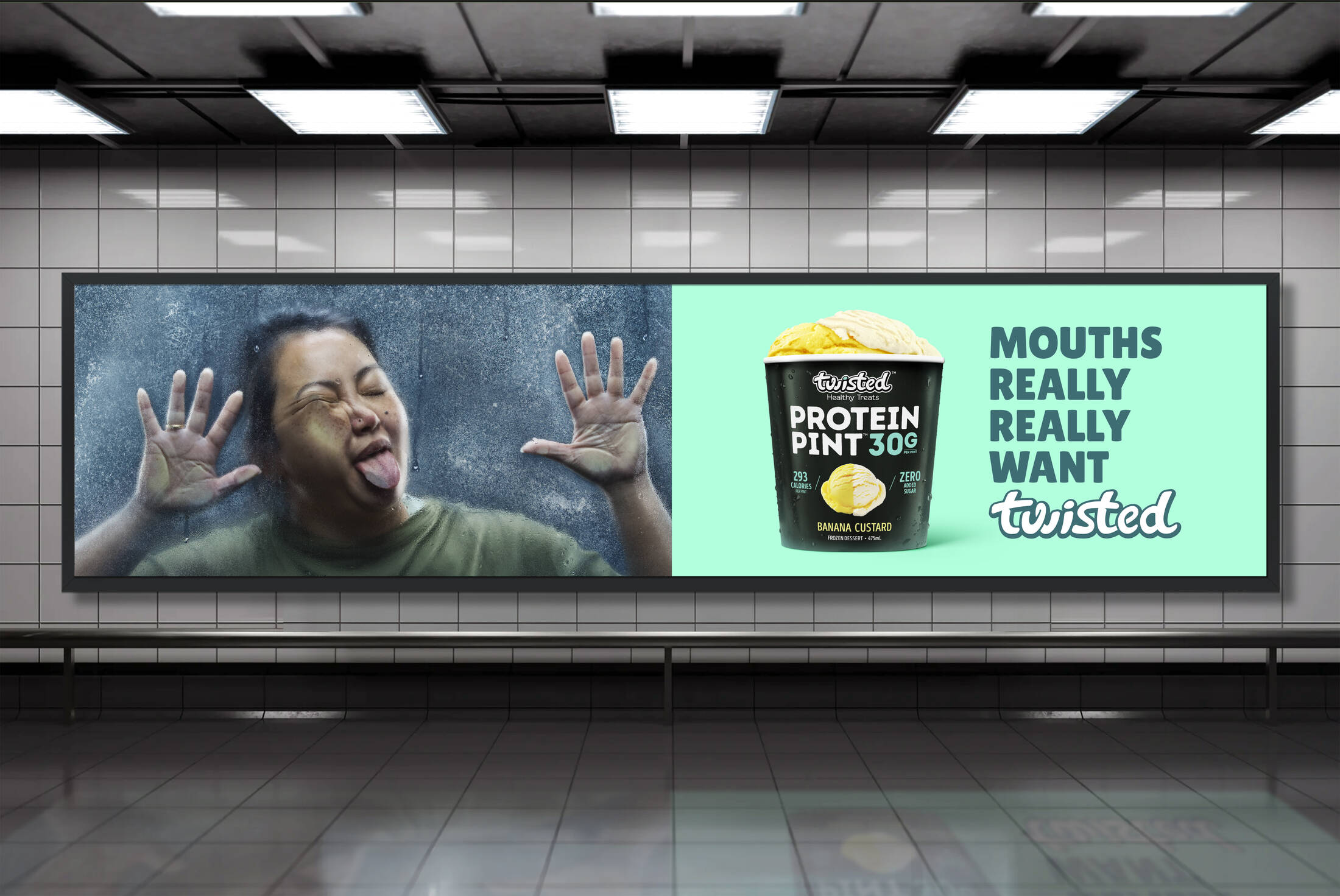 Billboard with clear copy