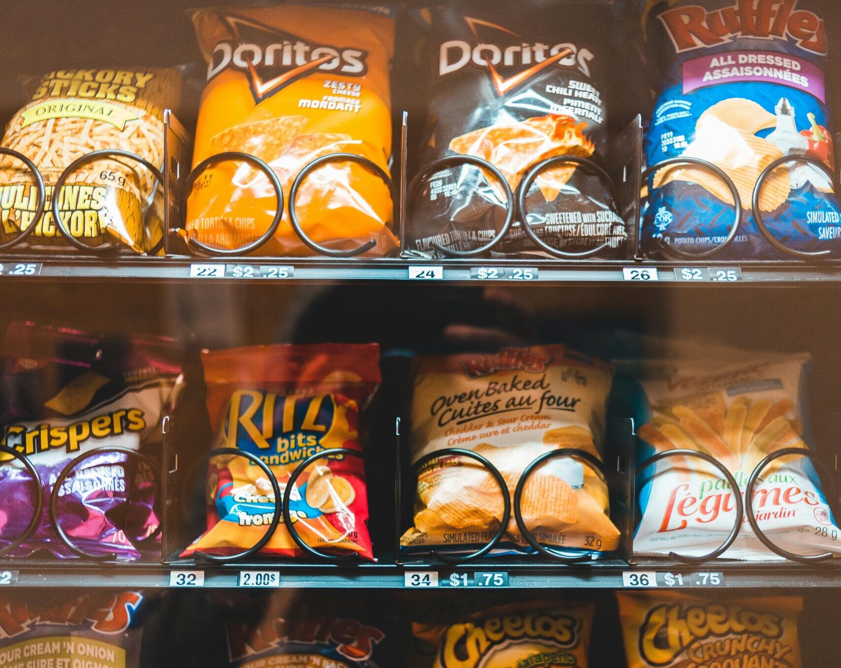 A view of impulse snacks