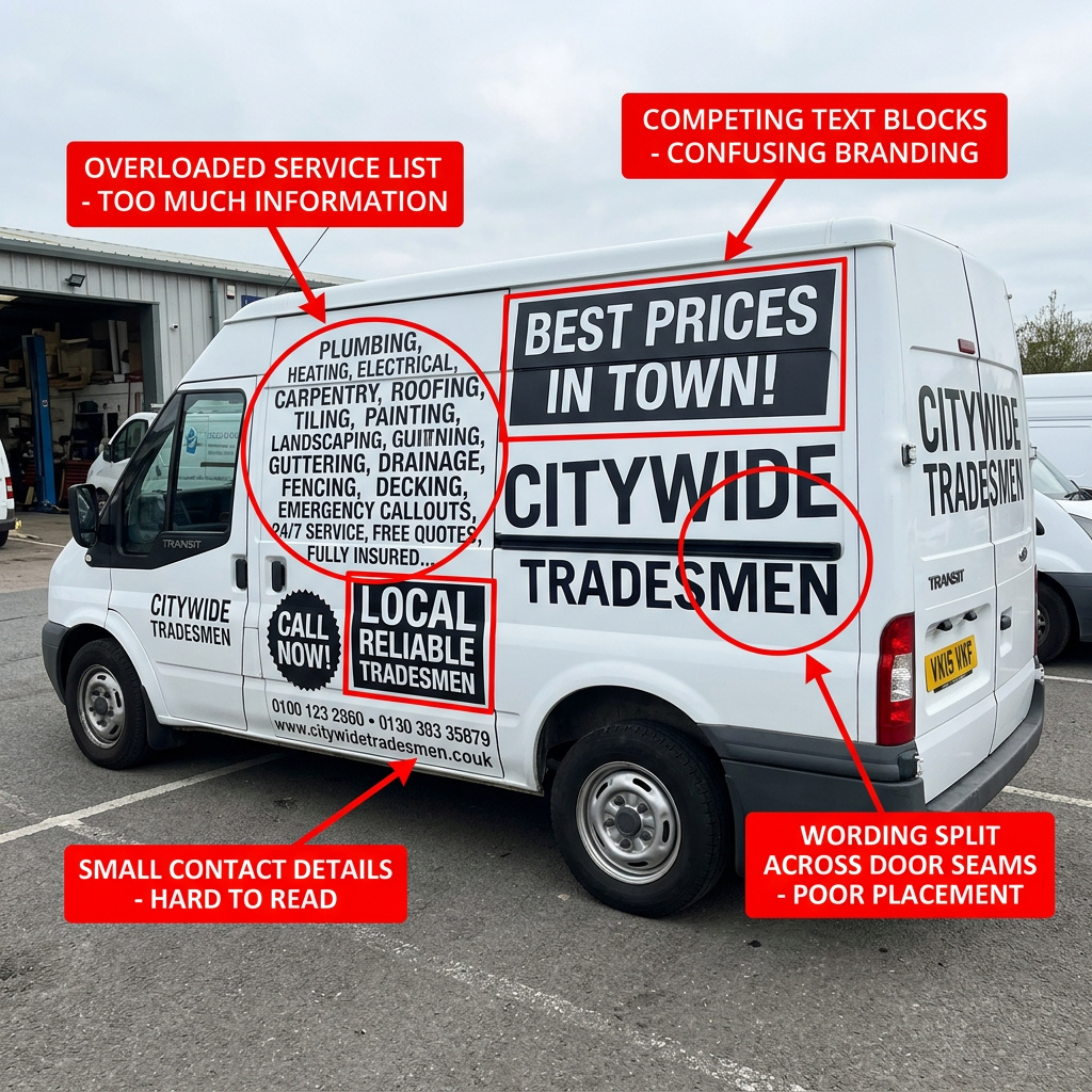 branding on cars donts