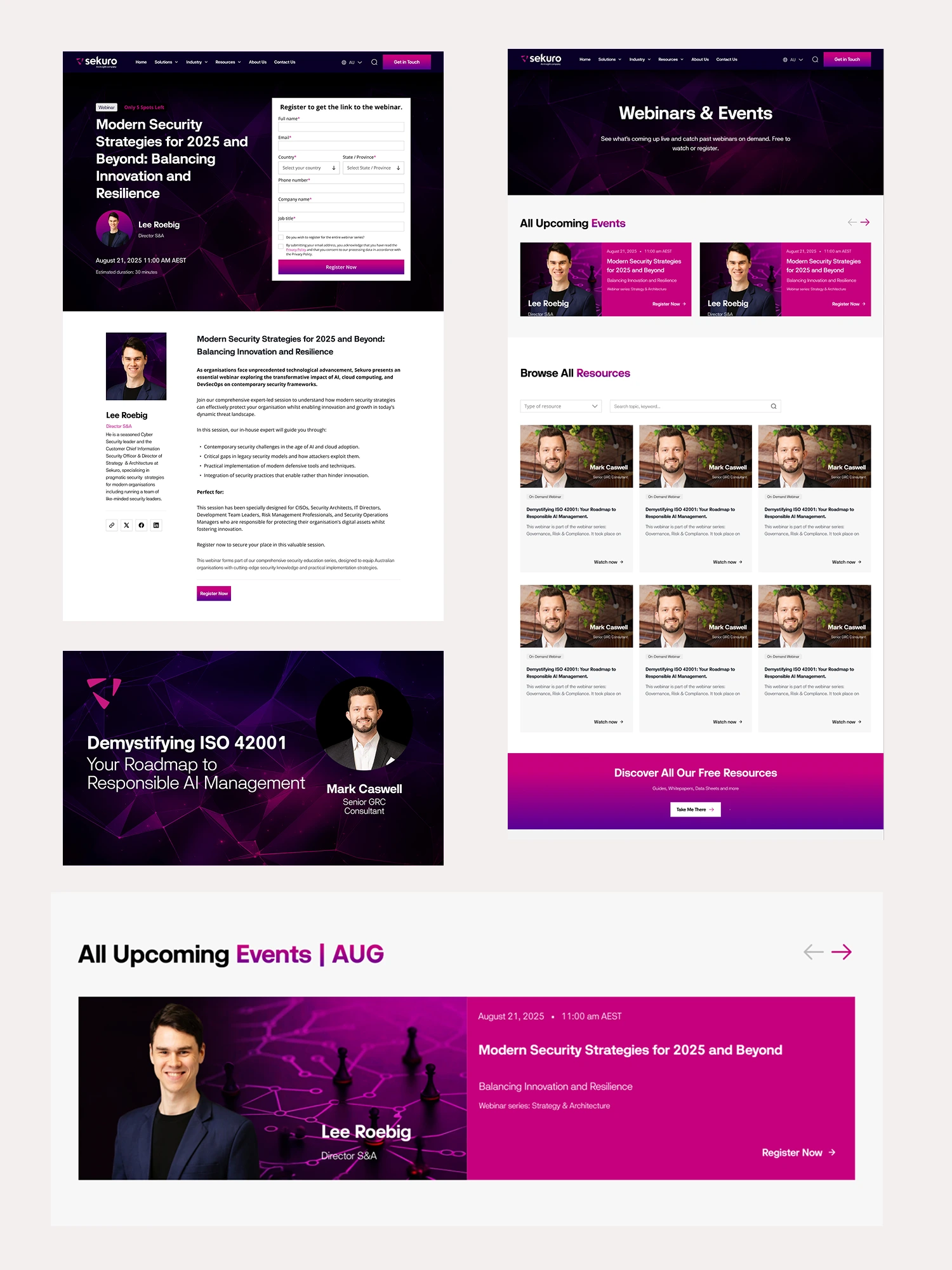 future marketing trends - Sekuro webinar campaign