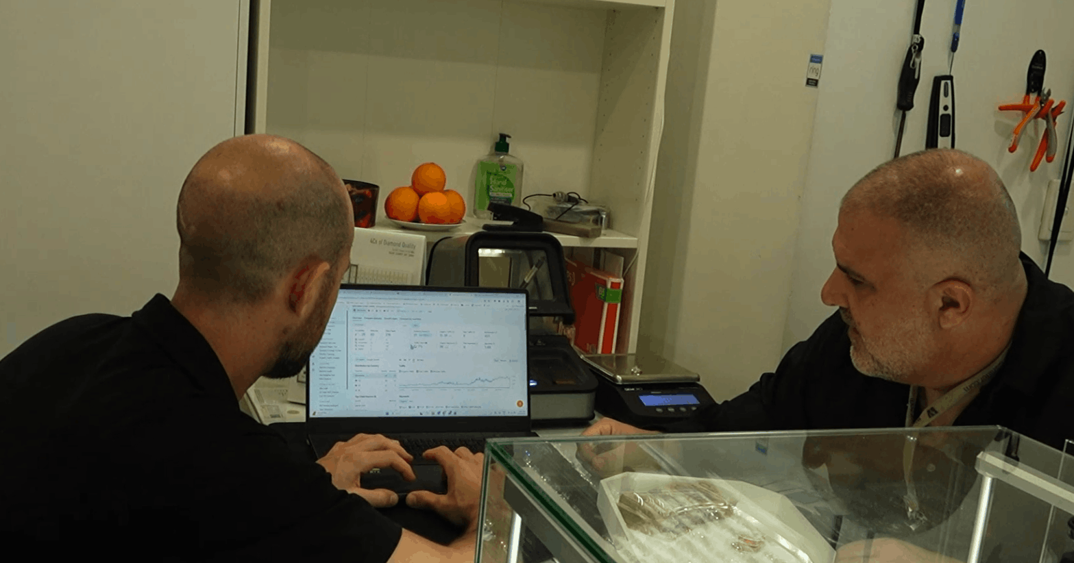 SEO reporting with client
