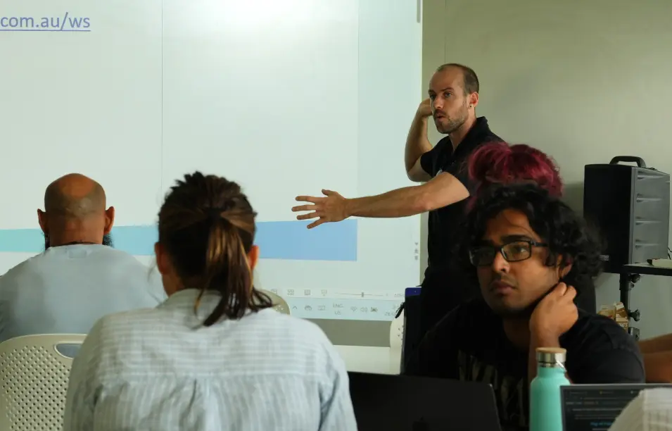 Omer in an SEO Session in JCU