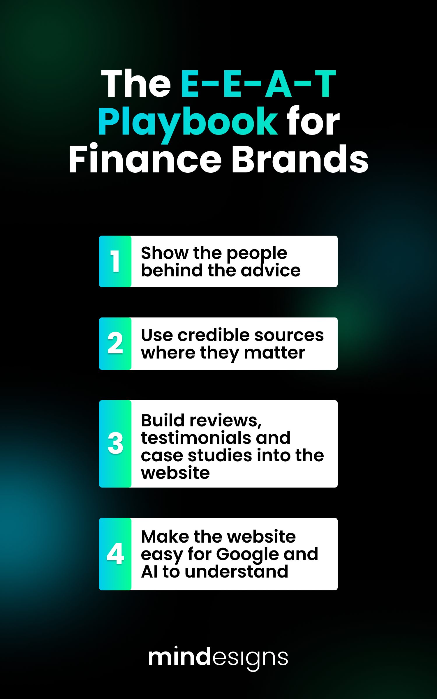 The E-E-A-T guide SEO for financial services
