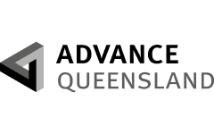 Advance queensland logo black