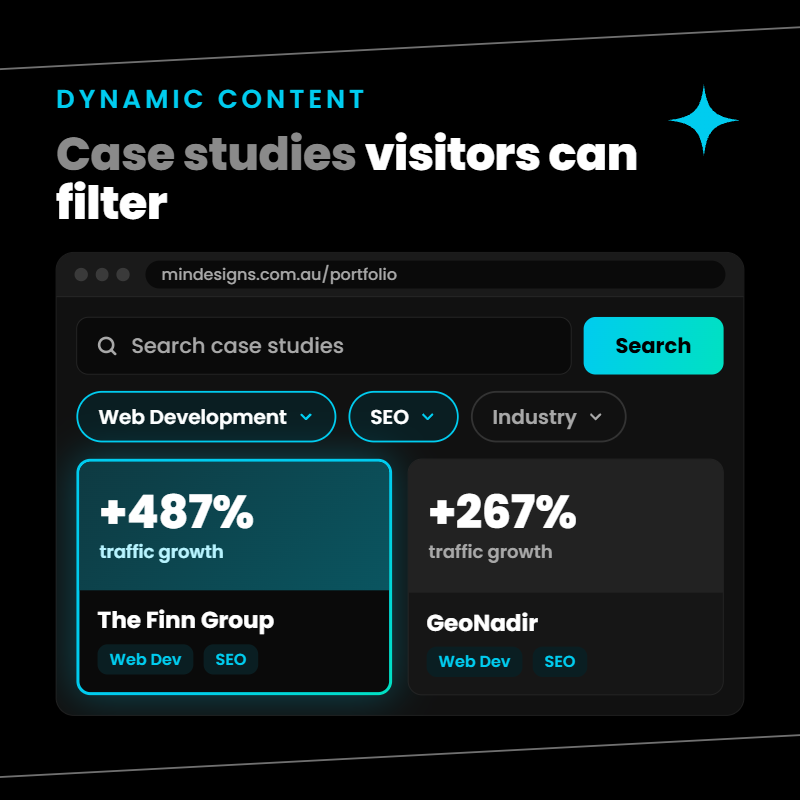 Filtered listings page
