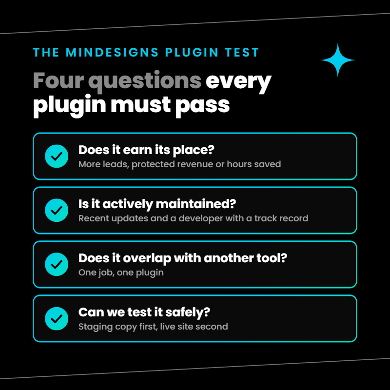 The Mindesigns WordPress Plugin Test